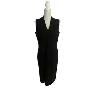 Cleo Black Simple Black Dress Size 10